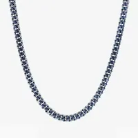 Stainless Steel Inch Solid Curb Chain Necklace