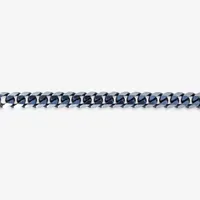 Stainless Steel Inch Solid Curb Chain Necklace