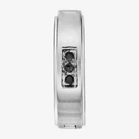 Cubic Zirconia Stainless Steel 14mm Single Earring