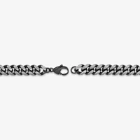 Stainless Steel 8 1/2 Inch Solid Curb Id Bracelet