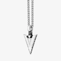 Mens Stainless Steel Pendant Necklace