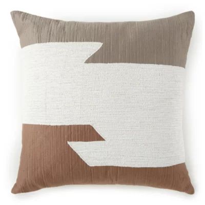 Loom + Forge Abstract Casual Square Throw Pillow