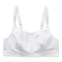 Ambrielle Organic Cotton Unlined Wirefree Comfort Bra