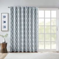 Sunsmart Kagen 100"W X 84"L Energy Saving Blackout Grommet Top Single Patio Door Curtain