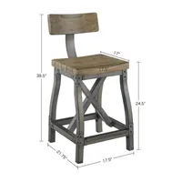 INK+IVY Lancaster Dining Room Collection Counter Height Bar Stool