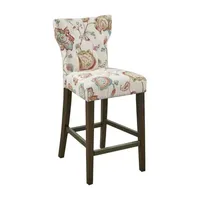 Madison Park Hayes Dining Room Collection Counter Height Upholstered Bar Stool