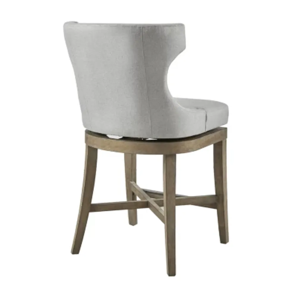 Madison Park Fillmore Dining Room Collection Counter Height Upholstered Swivel Bar Stool