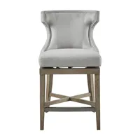 Madison Park Fillmore Dining Room Collection Counter Height Upholstered Swivel Bar Stool