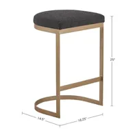 Madison Park Marc Dining Room Collection Counter Height Upholstered Bar Stool