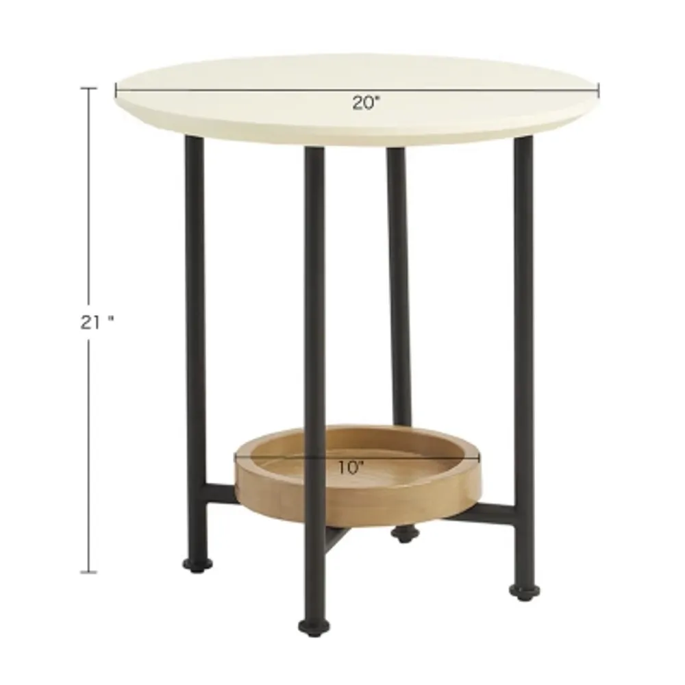 Madison Park Beauchamp Living Room Collection End Table