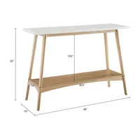 Madison Park Avalon Living Room Collection Storage Console Table