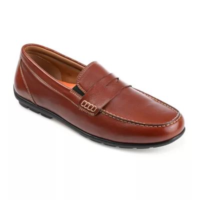 Thomas And Vine Mens Woodrow Round Toe Loafers