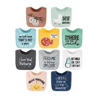 The Peanutshell Girls 10-pc. Lightweight Bib