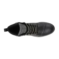 Territory Mens Raider Flat Heel Lace-Up Boots