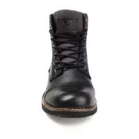 Territory Mens Yukon Block Heel Lace-Up Boots