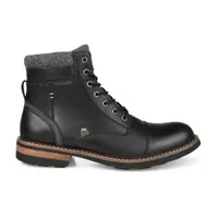 Territory Mens Yukon Block Heel Lace-Up Boots