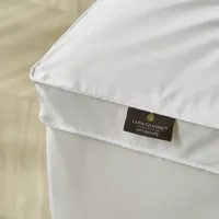 Farm To Home Organic Blended Cotton Down Alternative Mattress Pad