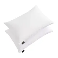 Farm To Home Organic Blended Cotton Poly-Around White Goose Feather And Down Pillow - 2 Pack