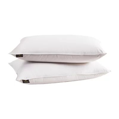 Farm To Home Organic Blended Cotton Poly-Around White Goose Feather And Down Pillow - 2 Pack