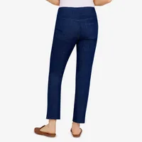 Hearts Of Palm Womens Mid Rise Ankle Pull-On Pants