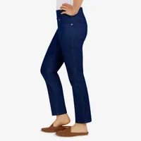 Hearts Of Palm Womens Mid Rise Ankle Pull-On Pants