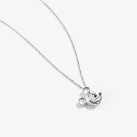 Disney Jewels Collection Womens Sterling Silver Mickey Mouse Pendant Necklace