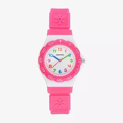 Armitron Girls Pink Strap Watch 27-1007wpk