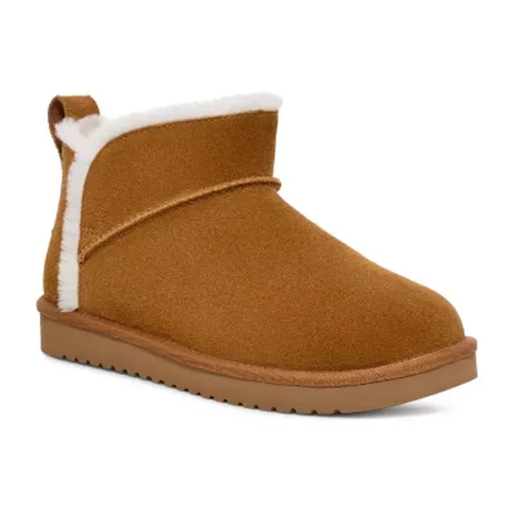 Koolaburra by UGG Womens Koola Ultra Mini Flat Heel Booties
