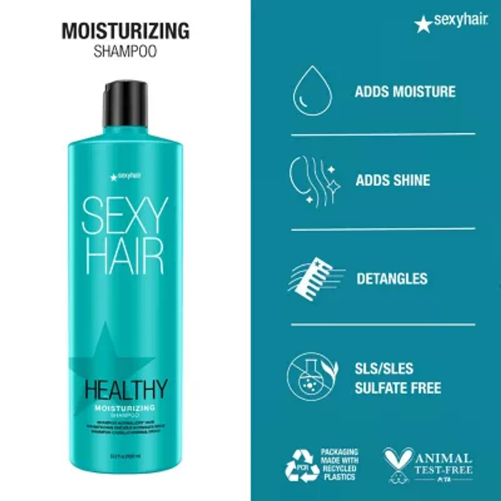 Sexy Hair Healthy Moisturizing Liter Shampoo - 33.8 oz.