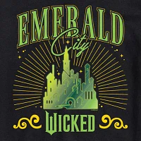 Juniors Wicked Movie Emerald City Tee Womens Crew Neck Short Sleeve Graphic T-Shirt