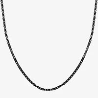 Stainless Steel Inch Box Chain Necklace