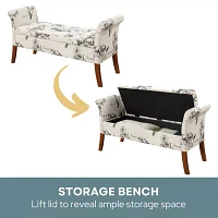 Garbo Tufted Storage Bench