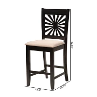 Olympia 2-pc. Counter Height Bar Stool