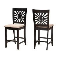 Olympia 2-pc. Counter Height Bar Stool