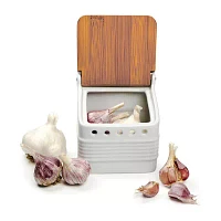 Design Imports Stoneware Garlic Keeper