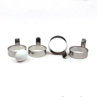 Design Imports Stainless Steel 4-pc. Egg Rings