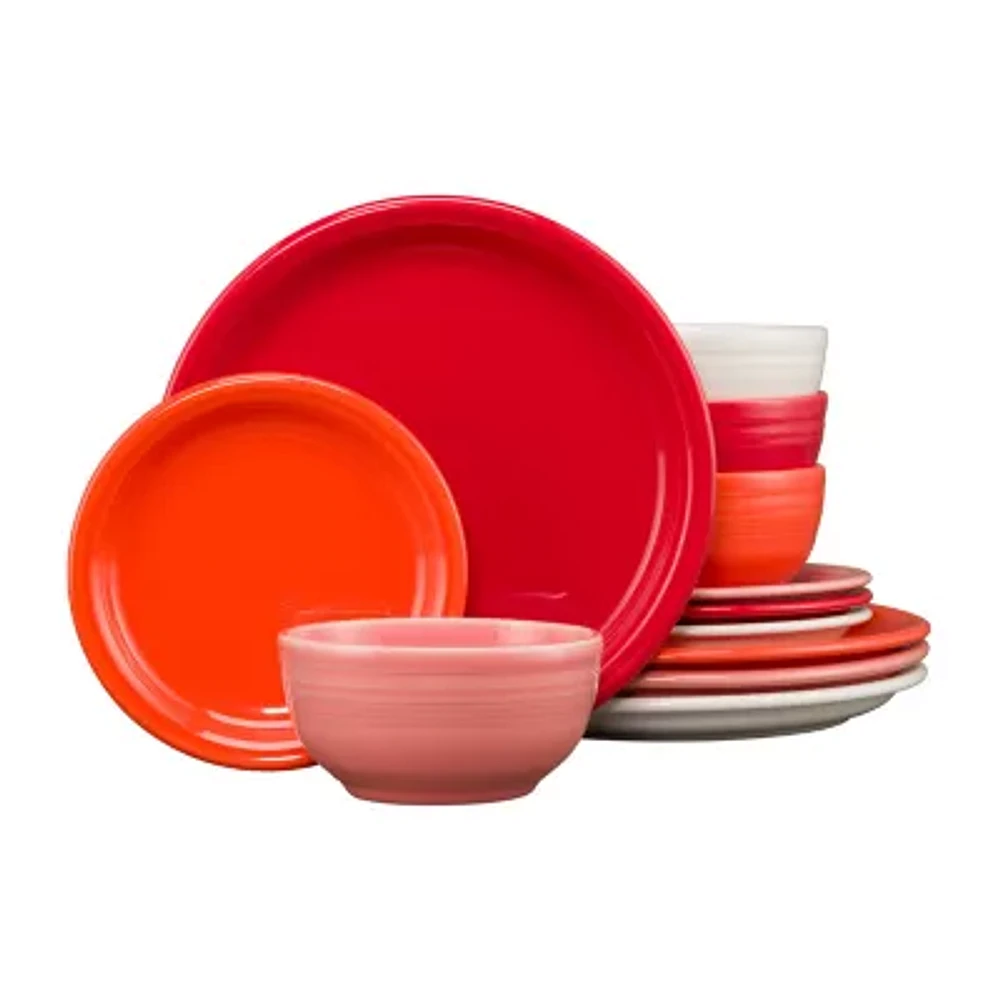 Fiesta Sunset Horizon Bistro Coupe 12-pc. Dinnerware Set