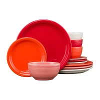 Fiesta Sunset Horizon Bistro Coupe 12-pc. Dinnerware Set