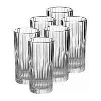 Duralex Manhattan 6-pc. Highball Glasses Shatter Resistant