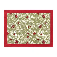 Couleur Nature Baies De Houx 6-pc. Placemats