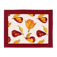 Couleur Nature Orchard Pear 6-pc. Placemats