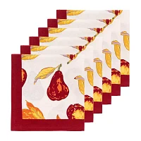 Couleur Nature Orchard Pear 6-pc. Napkins