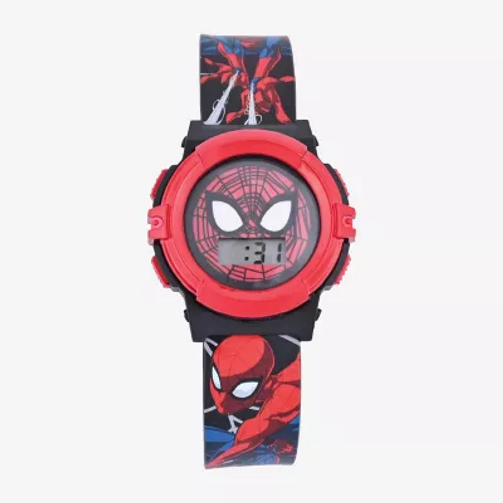 Spiderman Boys Digital Multicolor Strap Watch Spd4778jc