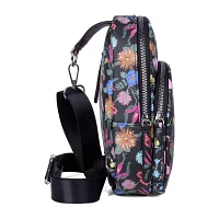 Julia Buxton Pu Sling Womens Adjustable Straps Backpack