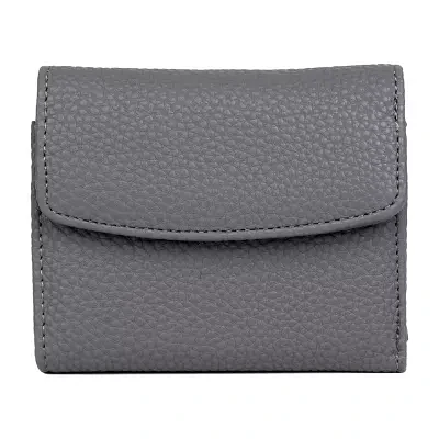 Julia Buxton Mini Trifold Womens RFID Blocking Wallet