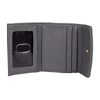 Julia Buxton Mini Trifold Womens RFID Blocking Wallet