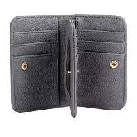 Julia Buxton Snap Card Case Womens RFID Blocking Wallet