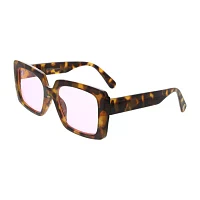 BCBGeneration Oversized Square Tortoise Womens UV Protection Square Sunglasses
