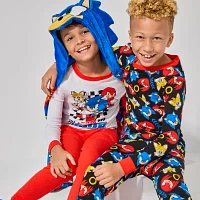 Little & Big Boys 4-pc. Sonic the Hedgehog Pajama Set