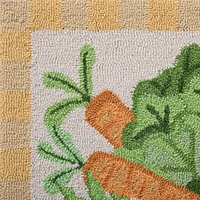 Loloi Vegetable Garden Hand Hooked with Memory Foam 18"X30" Kitchen Mat